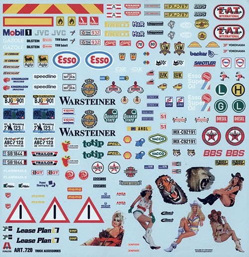 Italeri 1/24 Truck Accessories