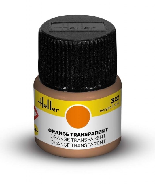 Heller Akryl No 322 Orange Transparent 12ml