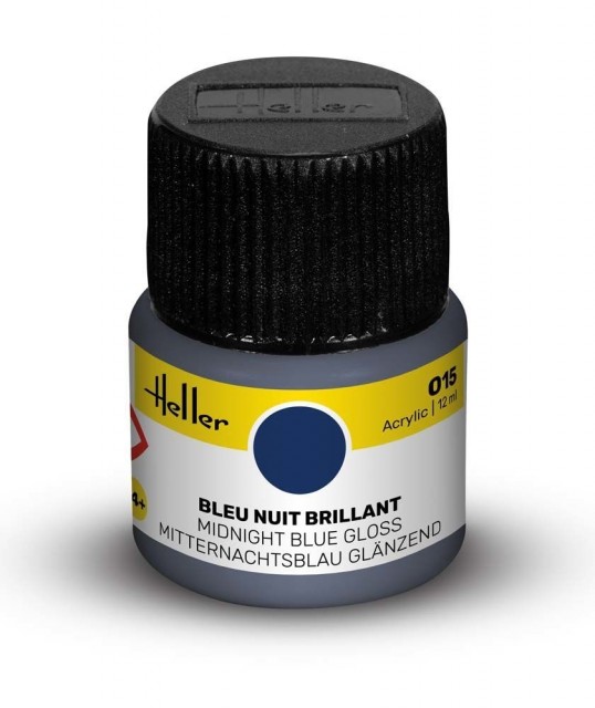 Heller Akryl No 15 Midnight Blue - Gloss