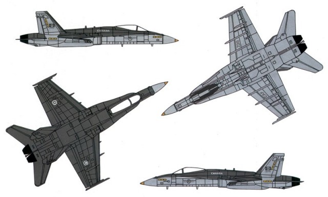 Italeri byggesett 1/72 F/A-18 Hornet No 016