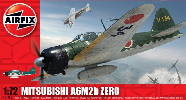 Airfix byggesett 1/72 Mitsubishi A6M2b Zero A01005