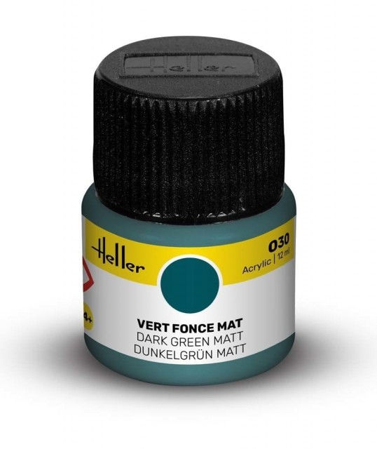 Heller Akryl No 30 Dark Green - Matt 12ml