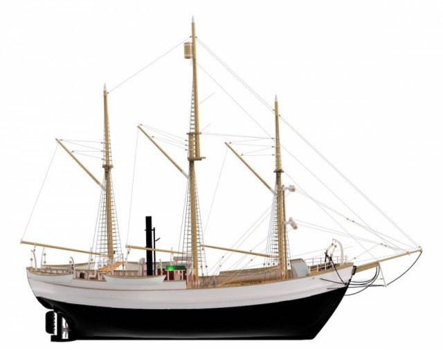 Modell-tec 1/50 Polarskipet Fram I (1893)