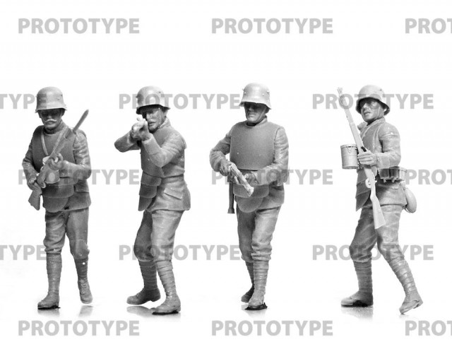 ICM 1/35 WWI German Infantry in armor