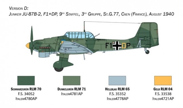Italeri 1/48 Junkers Ju-87B Stuka - Battle of Britain 80th Anniversary