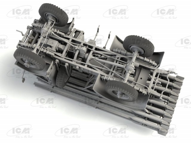 ICM 1/35 Soviet MLRS BM-13-16 on W.O.T. 8 Chassis