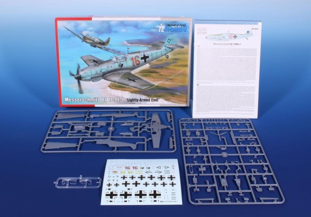 Special Hobby 1/72 Messerschmitt Bf 109E-1 Lightly-Armed Emil