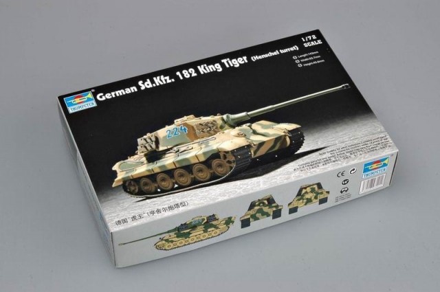 Trumpeter 1/72 German Sd.Kfz. 182 King Tiger (Henschel Turret)