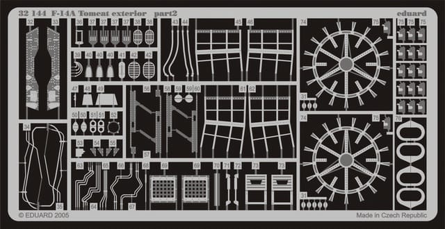 Eduard 1/32 Detaljsett F-14A exterior (for Tamiya kit)