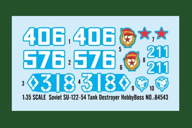 HobbyBoss 1/35 Soviet SU-122-54 Tank Destroyer