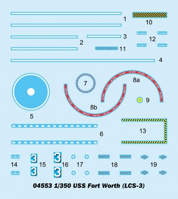 Trumpeter 1/350 USS Fort Worth LCS-3