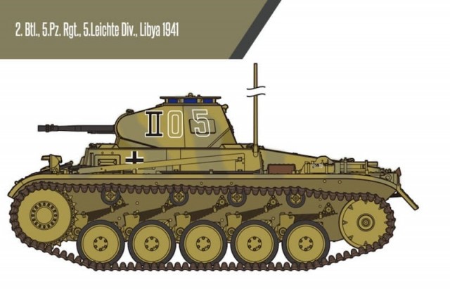 Academy 1/35 German Panzer II Ausf.F North Africa