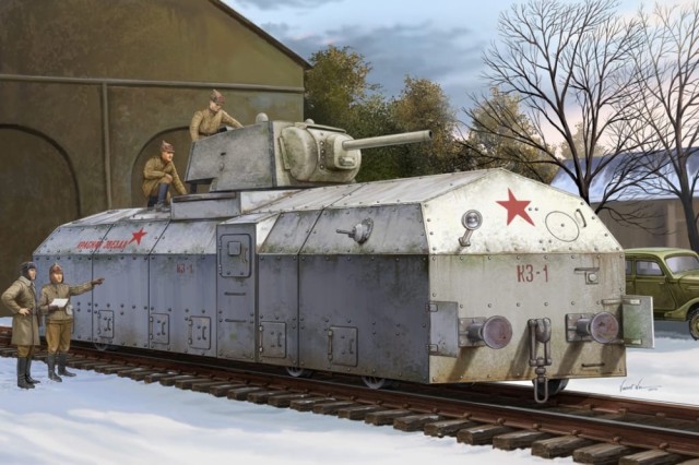 HobbyBoss 1/72 Soviet Draisine Krasnaja Zvezda