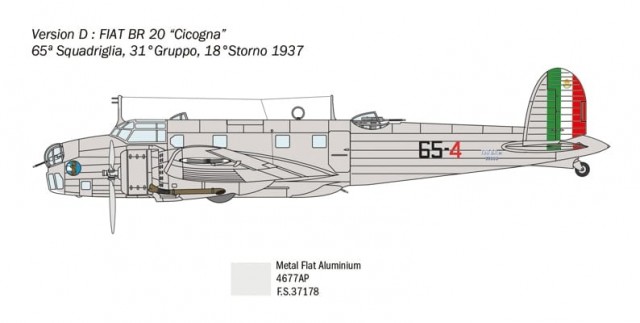 Italeri 1/72 Fiat BR.20 Cicogna - The Battle of Britain 80th Anniversary