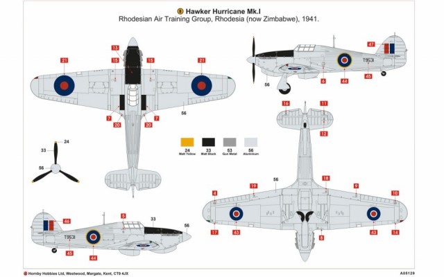 Airfix 1/48 Hawker Hurricane Mk.I Tropical