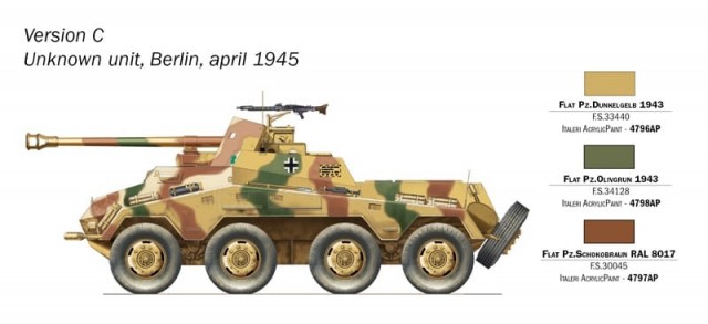Italeri 1/72 German Sd. Kfz. 234/4