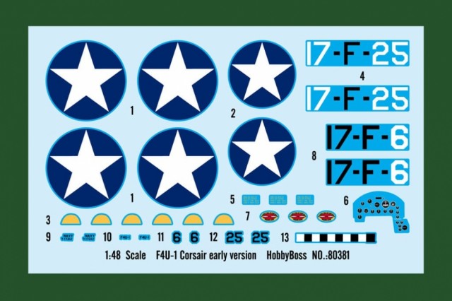 HobbyBoss 1/48 F4U-1 Corsair Early Version