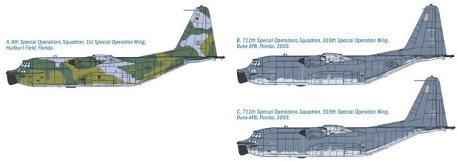 Italeri 1/72 Lockheed Martin MC-130E Hercules Combat Talon I No 1369