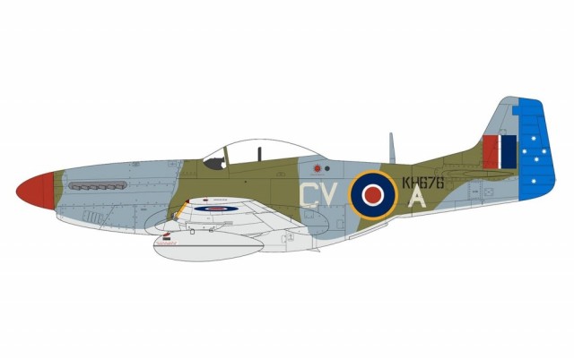 Airfix 1/48 North American Mustang Mk.IV/P-51K Mustang