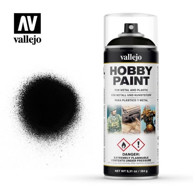 Vallejo Hobby Paint Black 400ml
