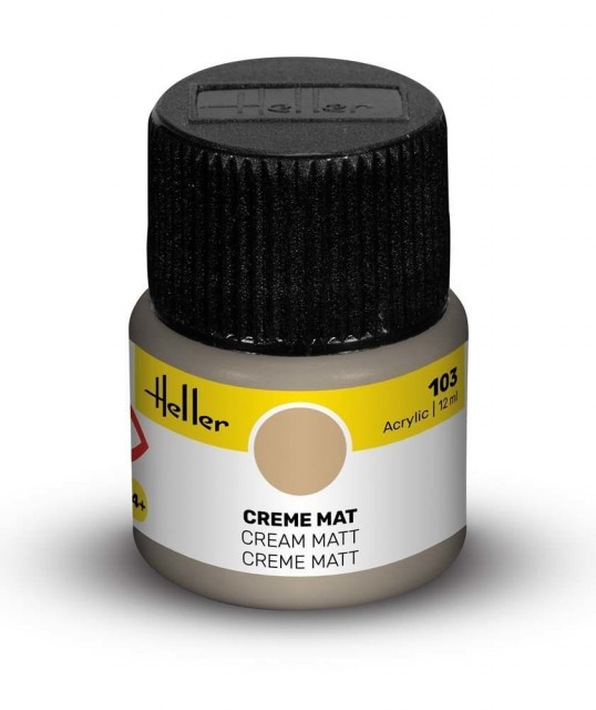 Heller Akryl No 103 Cream - Matt 12ml