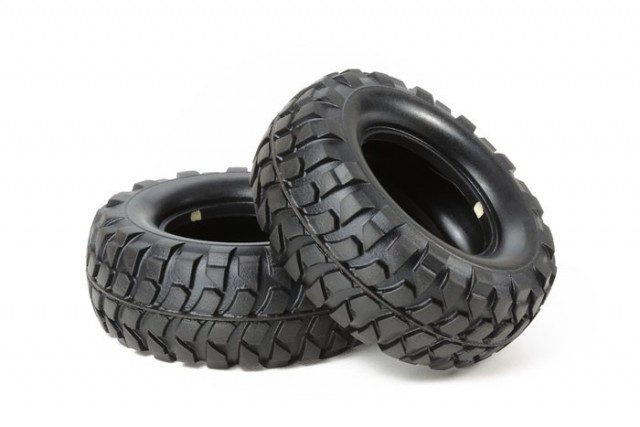 54598 Tamiya CC-01 Rock Block Tires Soft (2stk.)