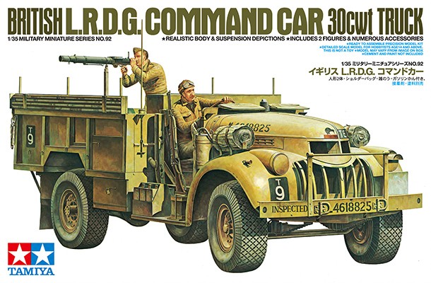 Tamiya 1/35 British L.R.D.G. Command Car 30cwt Truck