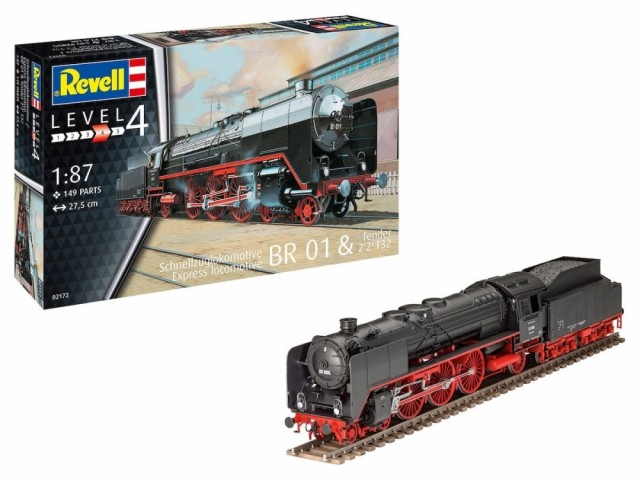 Revell 1/87 Express locomotive BR 01 and Tender 2´2´ T32