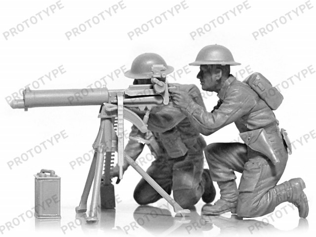 ICM 1/35 WWII British Vickers MG Crew