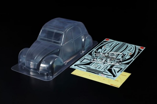84438 Tamiya 1/10 Citroen 2CV Charleston Lightweight Body Parts Set