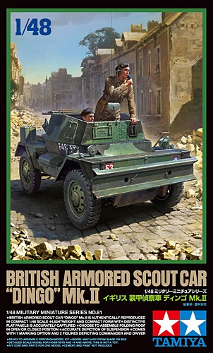 Tamiya plastbyggesett 1/35 British Armored Scout Car Dingo Mk.II 32581