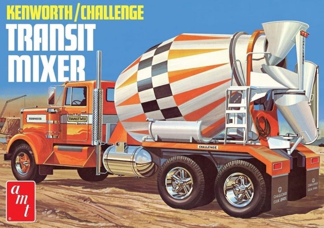 AMT 1/25 Kenworth Transit Cement Mixer