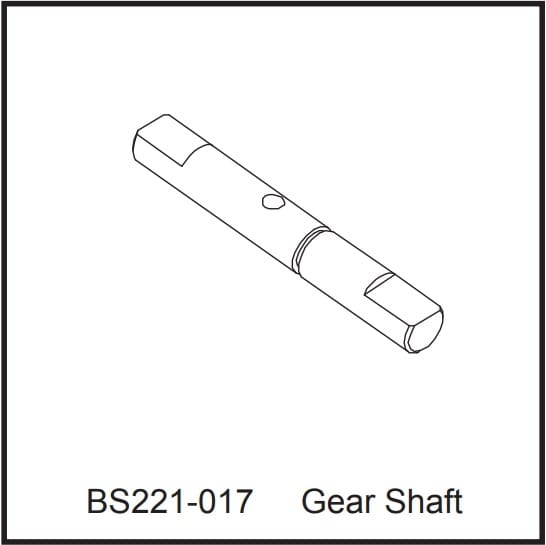 221-017 BSD Gear Shaft
