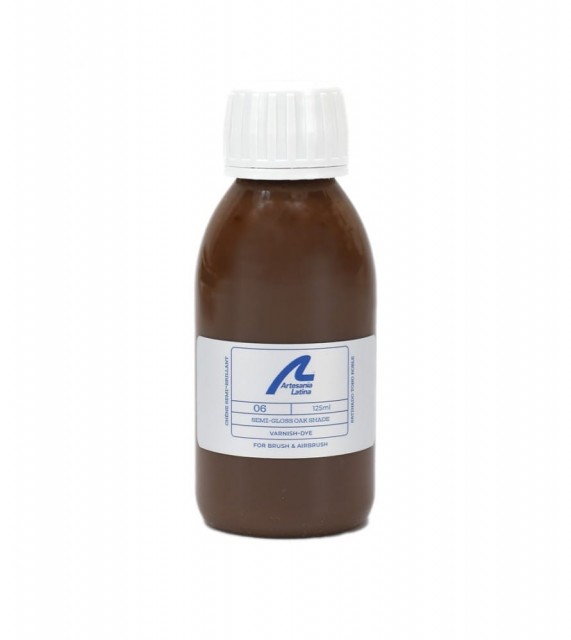 Artesania Semi-Gloss Oak Shade Varnish for Wood 125ml