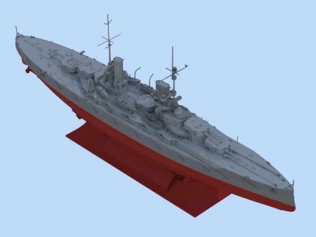 ICM 1/350 WWI German Battleship Großer Kurfürst