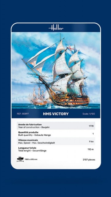 Heller 1/100 HMS Victory
