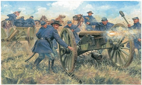Italeri 1/72 Union Artillery American Civil War 6038