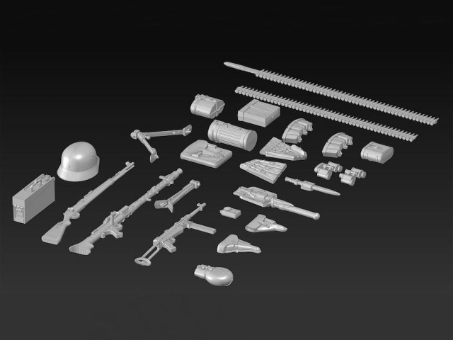 ICM 1/35 WWII German Infantry Weapons and Equipment