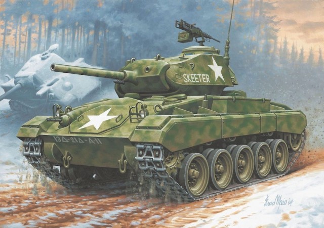 Revell 1/76 M24 Chaffee