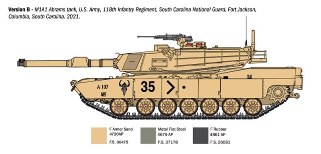 Italeri 1/35 M1A1 Abrams