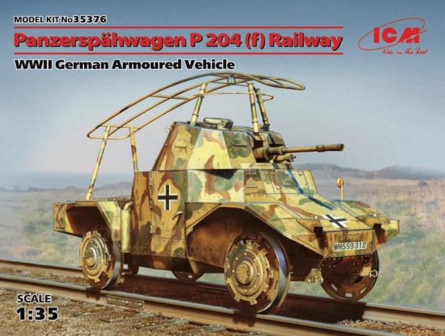 ICM 1/35 Panzerspahwagen P 204 (f) Railway