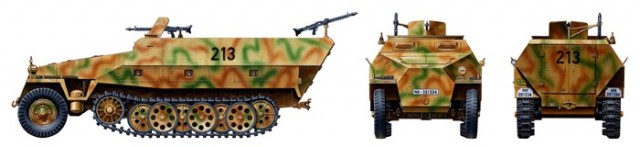 Tamiya 1/48 Mtl. SPW. Sd.Kfz.251/1 Ausf.D