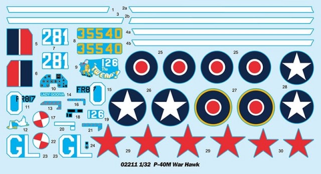 Trumpeter 1/32 P-40M War Hawk