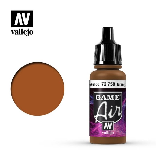 Vallejo Game Air Brassy Brass 17ml (72.758)
