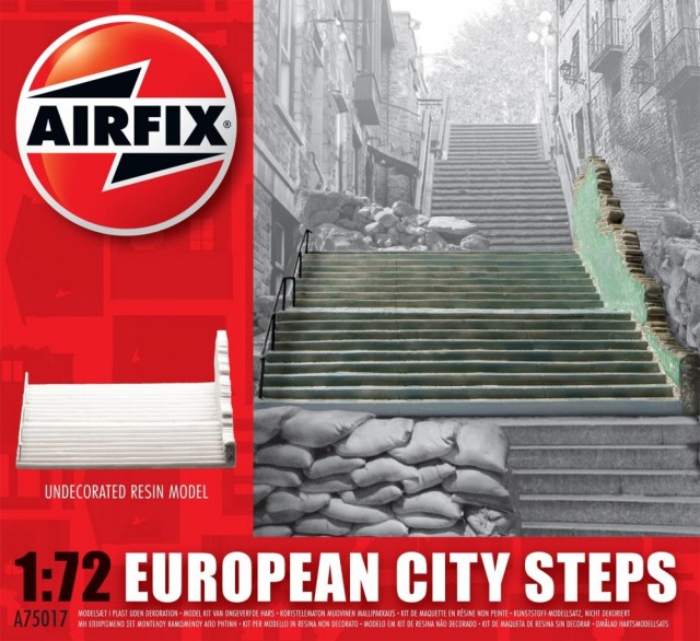 Airfix byggesett 1/72 European City Steps A75017