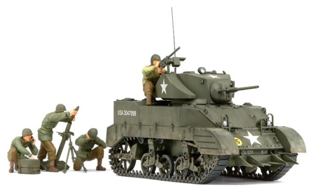 Tamiya 1/35 US Light Tank M5A1 Pursuit Operation Set