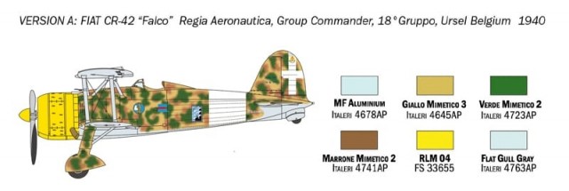 Italeri 1/72 Fiat CR.42 Falco - Battle of Britain 80th Anniversary