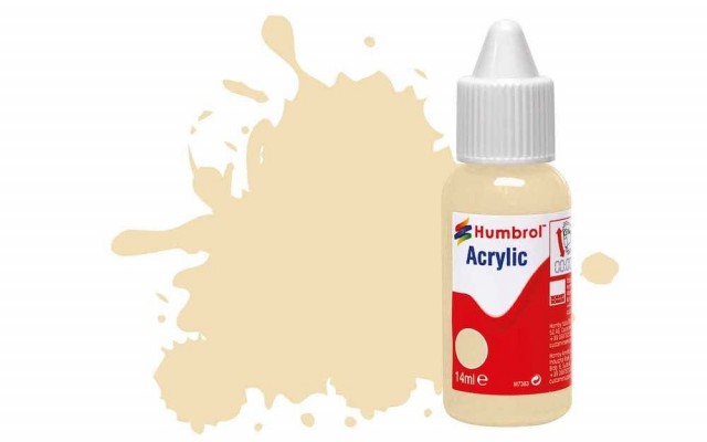 Humbrol Akryl No 71 Oak - Satin 14ml Dropper Bottle