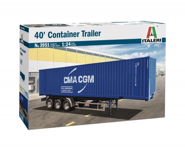 Italeri 1/24 40 Container Trailer