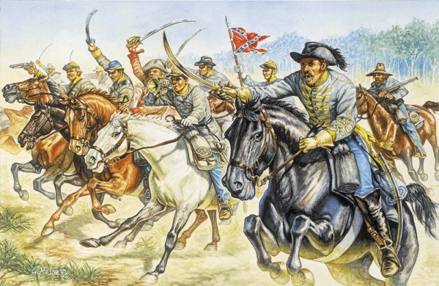 Italeri 1/72 Confederate Cavalry American Civil War 6011